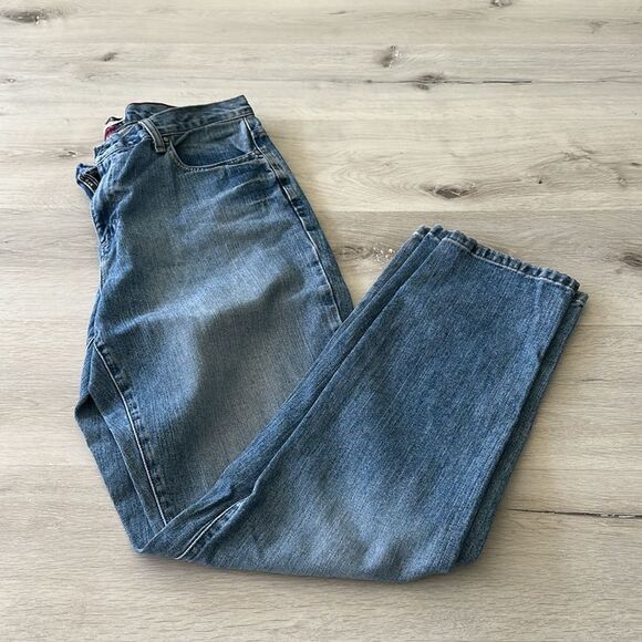 Tommy Hilfiger Boyfriend Cut Vintage Jeans Blue 14L EUC - Picture 4 of 14